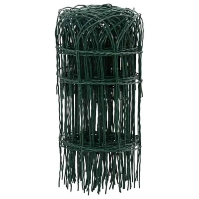 Afbeelding van vidaXL Gazonrand gepoedercoat ijzer 25 x 0,4 m