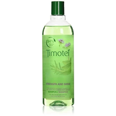 Afbeelding van Timotei, Shampoo + Conditioner, Kracht en glans (400 ml, Vloeibare shampoo)