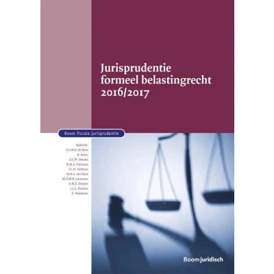 Afbeelding van Boom fiscale studieboeken Jurisprudentie formeel belastingrecht 2016/2017