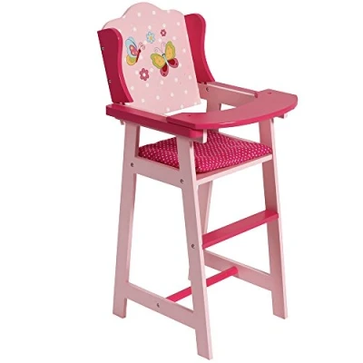 Afbeelding van Bayer Chic 2000 Houten Poppenstoel Vlinder Roze