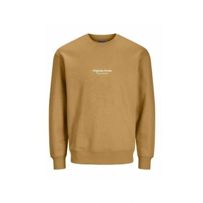 Afbeelding van Jack &amp; Jones Jorvesterbro CREW NECK Sweater, Heren, Maat: XS, Honey yellow