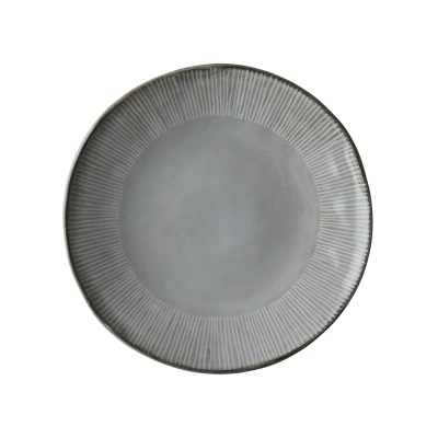 Afbeelding van Organic by Dutch Rose Amsterdam Ontbijtbord Licht Grijs 21.5 cm