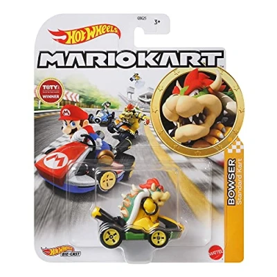 Afbeelding van Hot Wheels Mario Kart Metalen voertuig 1/64 Bowser Standard Nieuw