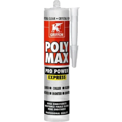 Afbeelding van Griffon Poly Max Pro Power Express Crystal Clear Koker 300 g