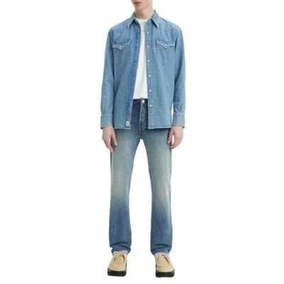 Image de Levi&#039;s Homme Jeans 501 Original Fit, Misty Lake, 34W / 34L