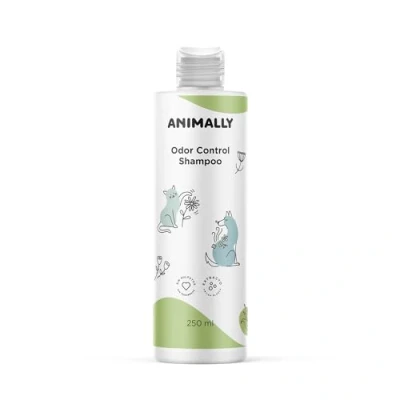 Afbeelding van Animally Biologische Geur controle shampoo voor honden en katten rozemarijn brandnetel 250ml