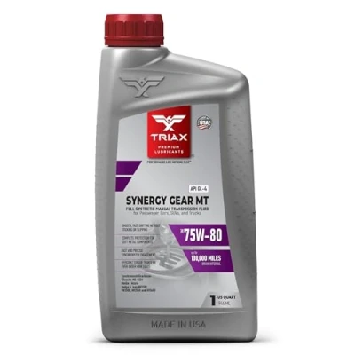 Afbeelding van TRIAX Gear Max MT 75W 80 GL 4, volledig synthetisch, voor handgeschakelde transmissie en versnellingsbak, tandwielen differentieel (1 pin/946 ml)