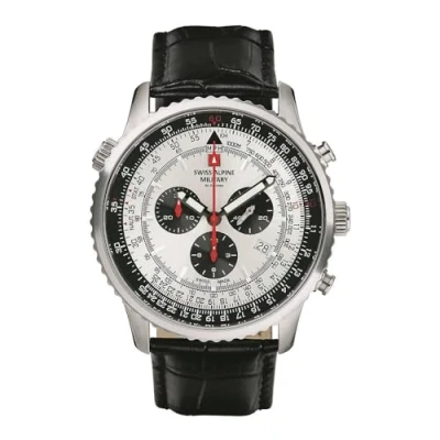 Afbeelding van Swiss Alpine Military 7078.9 Herenhorloge, analoog, kwarts, leer