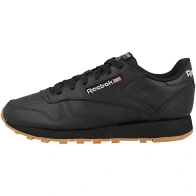 Afbeelding van Reebok Classic Leather Damessneakers, CBLACK/PUGRY5/RBKG03, 39 EU