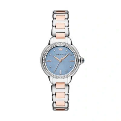 Afbeelding van Emporio Armani Watch Horloge silvercoloured, Dames, Maat: One Size, Silver coloured