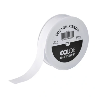 Image de COLOP e mark ruban en coton 25 mm x m