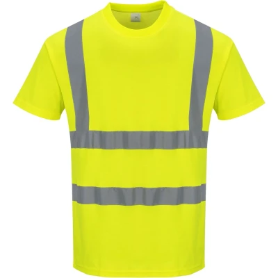 Afbeelding van T shirt Comfort Katoen Geel S170 Portwest