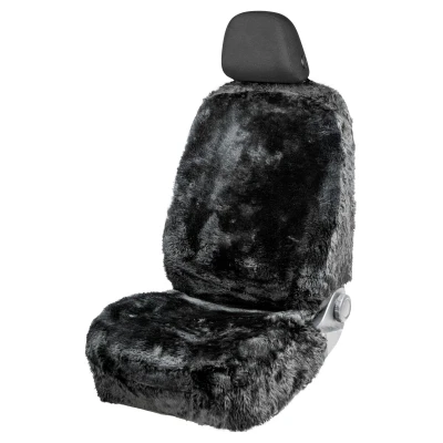 Afbeelding van Walser Autositzbezug Mona Lammfell &amp; Webpelz, 12 14 mm schwarz ZippIt 110 115