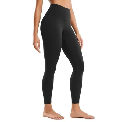 Afbeelding van CRZ yoga Butterluxe Dames legging 63,5 cm tot 71,1 Hoge taille Zachte broek, zwart.