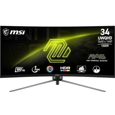 Image de MSI Monitor Mag 345cqr 34 Pouces Uwqhd Va (vertical Alignment)