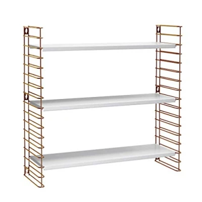 Afbeelding van Tomado Wandrek Modulair 70x21x68cm Koper, wit