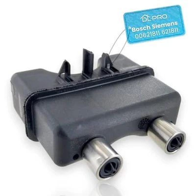Afbeelding van DL pro Dubbele uitloopdispenser voor Siemens Bosch EQ5 VeroCafe 00621811 621811 koffiemachine, zwart