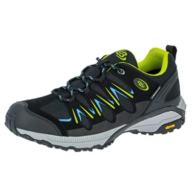 Afbeelding van Brütting Expedition, Scandinavische wandelschoenen voor dames, Noir Zwart Citroen Blauw Lemon