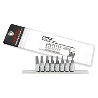 Afbeelding van TOPTUL GAAG0809 Doppenset Torx Chroom vanadium staal 1/4 Vierkant