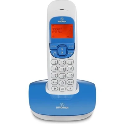 Afbeelding van Brondi Nice DECT telefoon Nummerherkenning Blauw, Wit