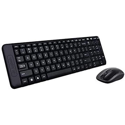 Afbeelding van Logitech MK220 Combo draadloos toetsenbord en muis voor Windows, Portugees QWERTY toetsenbord, zwart