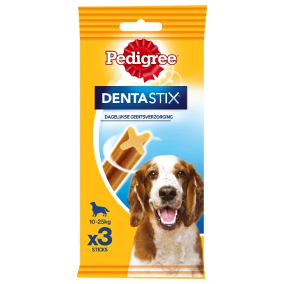 Afbeelding van Pedigree Dentastix Hondensnacks Dental 3 stuks Medium