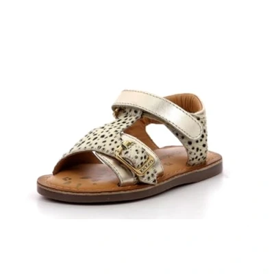 Afbeelding van Kickers Diazz Sandalen voor kinderen, Maat: 24, Or Leer