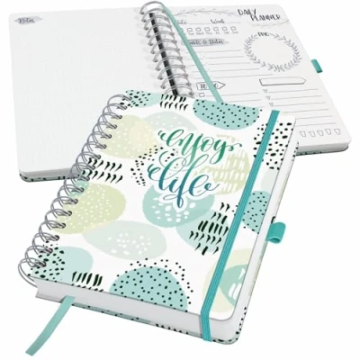 Afbeelding van Dagplanner Beauty (EN), ongedateerd Mint Inspiration Hardcover