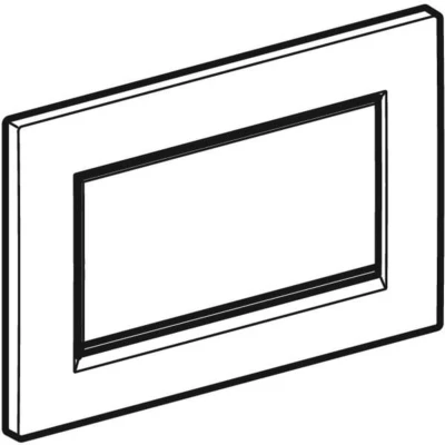 Afbeelding van Geberit Sigma30 bedieningsplaat, voor spoel stop spoeling,
