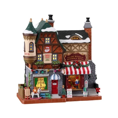 Afbeelding van je Santa&#039;S List Toy Shop B/O Led Kerst koopt goedkoop bij Warentuin. LEMAX