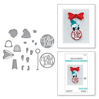 Afbeelding van Spellbinders Holly Jolly Gnome Etched Dies (S4 1223) (DISCONTINUED)