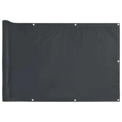 Afbeelding van Tuinscherm 400x120 cm PVC antracietkleurig
