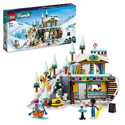 Afbeelding van LEGO Friends Vakantie skipiste en café Winter bouwset 41756