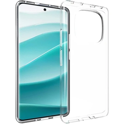 Afbeelding van Accezz Hoesje Geschikt voor Xiaomi Redmi Note 14 Pro 5G Siliconen Clear Backcover Transparant