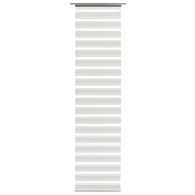 Afbeelding van GARDINIA Japans paneel (1 stuks), schuifgordijn, dubbel rolgordijn, dag + nacht, innovatieve gepatenteerde technologie, grijs, 60 x 245 cm (b h)