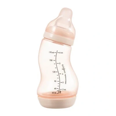 Afbeelding van Difrax S Fles Natural Babyfles Roze 170ml