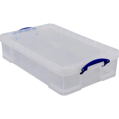 Afbeelding van Opbergbox Really Useful 33 liter 710x440x165 mm transparant wit