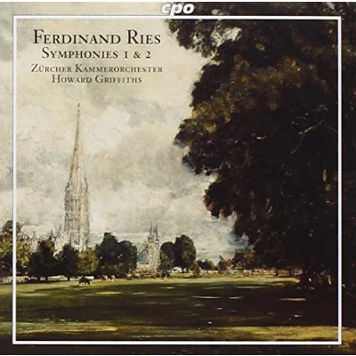 Afbeelding van Ries: Symphony no 1 &amp; 2 / Griffiths, Zurcher Kammerorchester