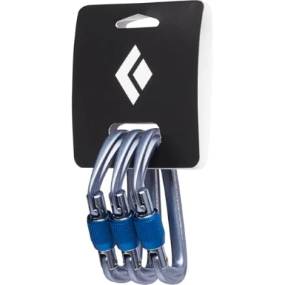Afbeelding van Black Diamond Hotforge Screwgate Carabiner 3 Pack