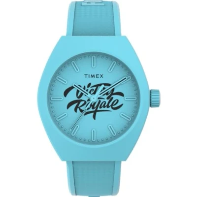 Afbeelding van Timex Urban Pop x Fortnite TW2W96900 Horloge Kunststof Blauw Ø 40 mm