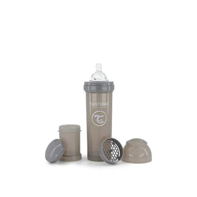Afbeelding van Twistshake Babyfles Antikoliek 330Ml Pastel Grijs