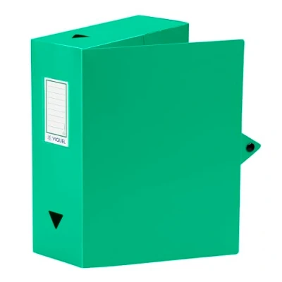 Afbeelding van Viquel Class Doc archiefdoos van polypropyleen, rugbreedte 100 mm, groen