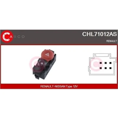 Afbeelding van CASCO CHL71012AS Waarschuwingsknipperlamp schakelaar 6 polig 12V