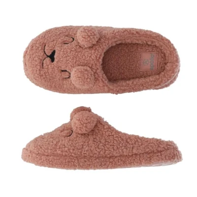Afbeelding van Apollo Pantoffels Dames Teddy Bear Roze 37/38