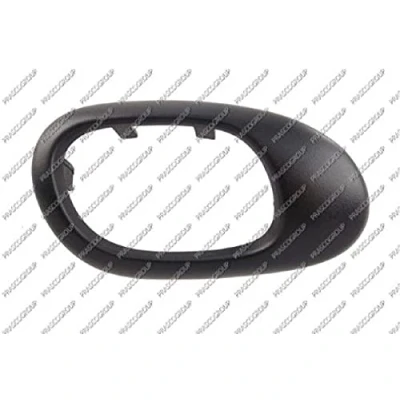 Afbeelding van PRASCO PG0098701 Deurgrepen Binnen, Rechts achter, voor Zwart PEUGEOT: 206 Hatchback