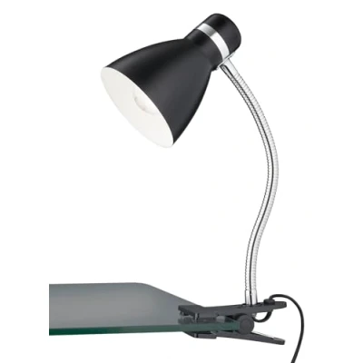 Afbeelding van REALITY HARVEY Klemlicht Zwart mat excl. 1x E27 4W