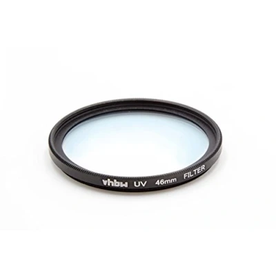 Afbeelding van vhbw Universele UV filter, compatibel met cameralens 46 mm schroefdraad beschermingsfilter, zwart