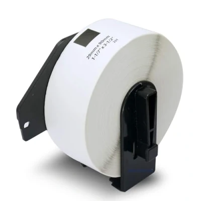 Afbeelding van BETCKEY 1 rol DK 11201 adreslabels compatibel met Brother, 29 mm x 90 mm, 400 etiketten voor QL Brother labelprinters