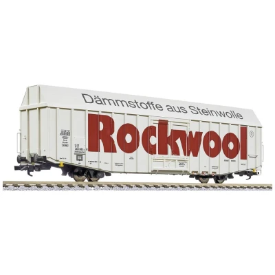 Afbeelding van Liliput L235814 H0 grote goederenwagen Hbbks Rockwool van de DB