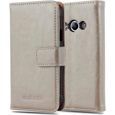 Afbeelding van Cadorabo Hoesje geschikt voor Samsung Galaxy XCover 3 in CAPPUCCINO BRUIN Beschermhoes met magnetische sluiting, standfunctie en kaartvakje Book Case Cover Etui